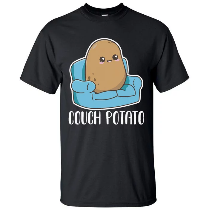 Couch Potato Cute Kawaii Funny Potato Tall T-Shirt