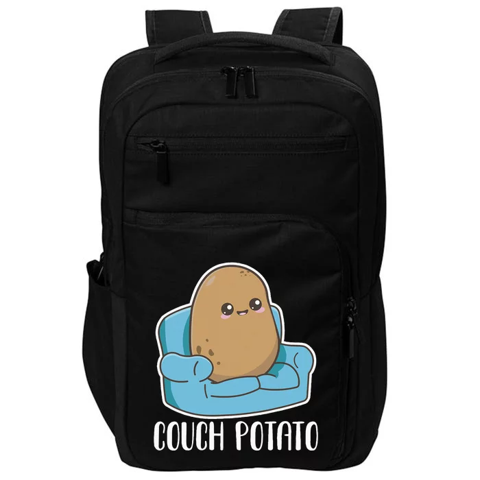 Couch Potato Cute Kawaii Funny Potato Impact Tech Backpack