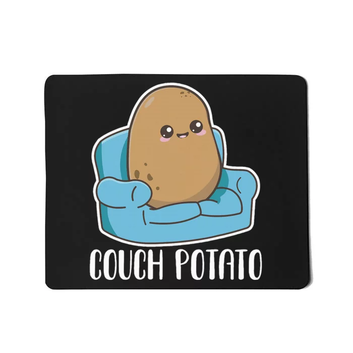 Couch Potato Cute Kawaii Funny Potato Mousepad