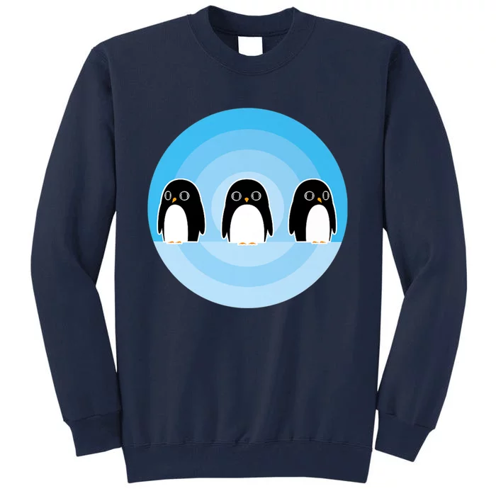 Cute Penguins Tall Sweatshirt