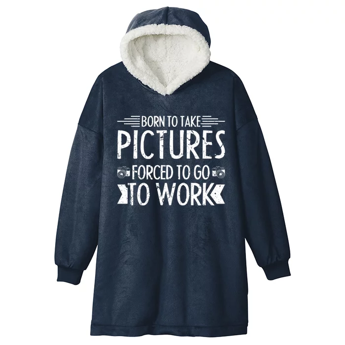 Camera Photography Camera Photographer Great Gift Hooded Wearable Blanket