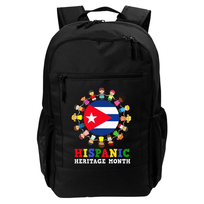 Cuban Pride Celebrate Hispanic Heritage flag Daily Commute Backpack