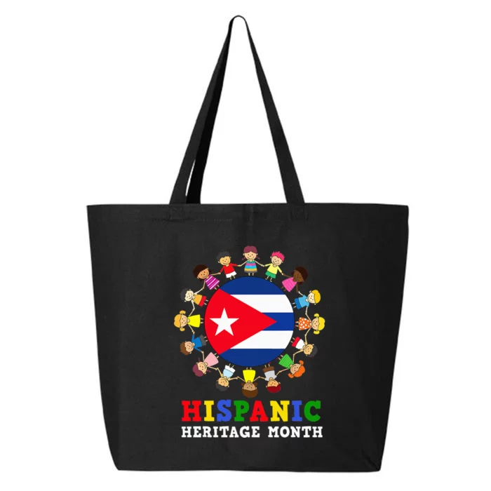 Cuban Pride Celebrate Hispanic Heritage flag 25L Jumbo Tote