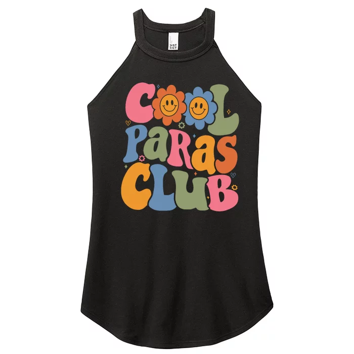 Cool Paras Club Paraprofessional Paraeducator Back To School Women’s Perfect Tri Rocker Tank