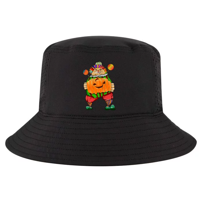 Clown Pumpkin Creepy Halloween Cool Comfort Performance Bucket Hat