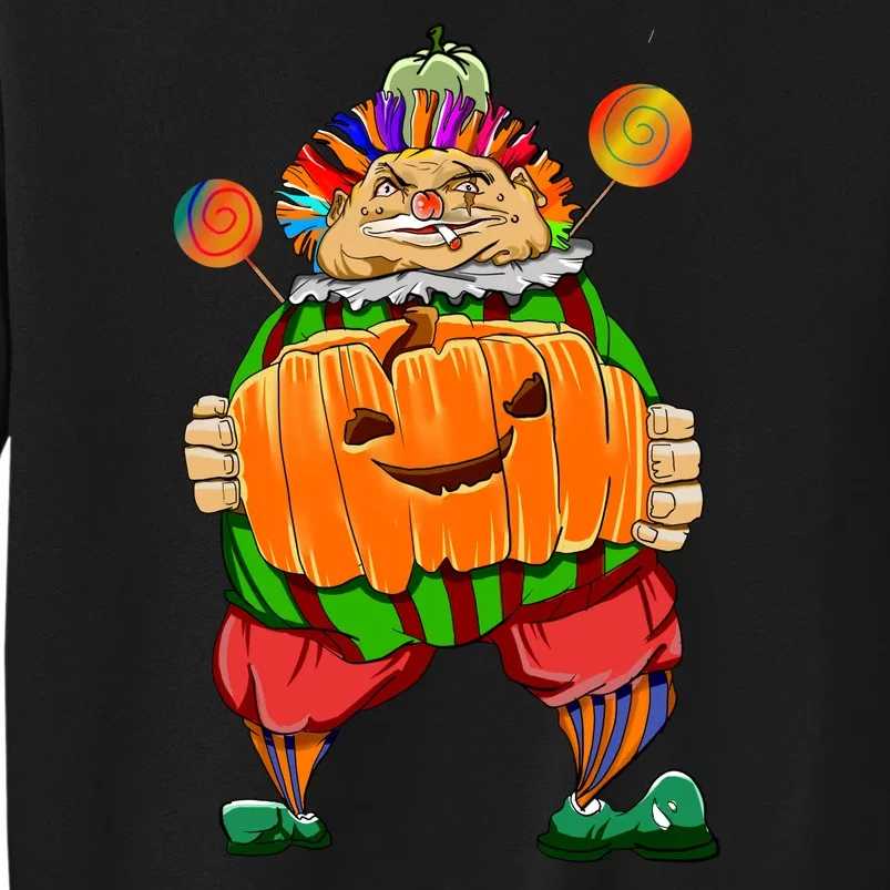 Clown Pumpkin Creepy Halloween Sweatshirt