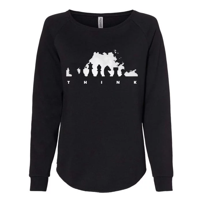 Chess Player Womens California Wash Sweatshirt