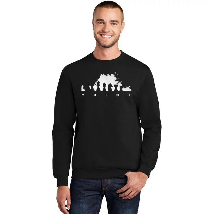 Chess Player Tall Sweatshirt