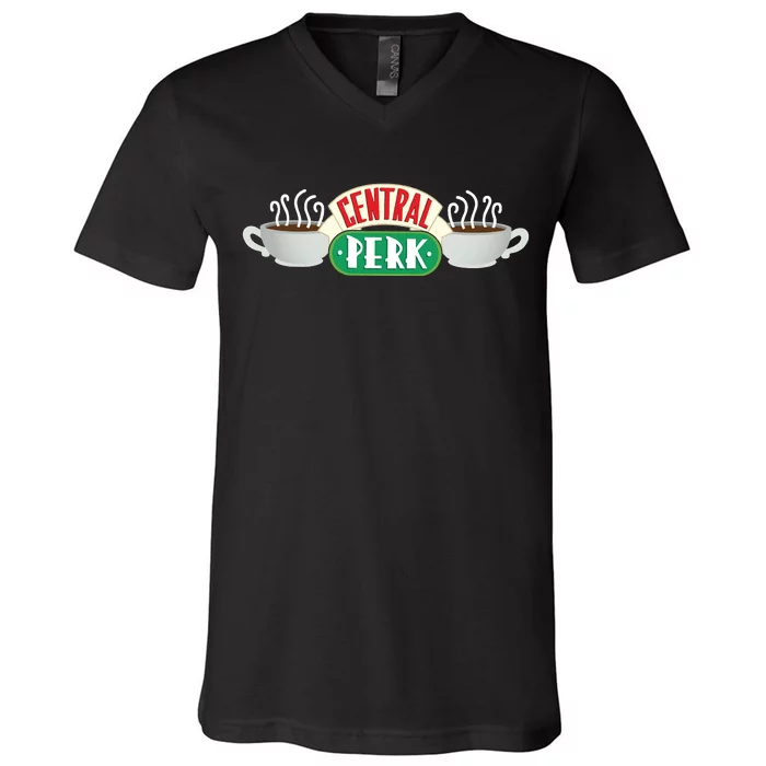 Central Perk Cafe Friends V-Neck T-Shirt