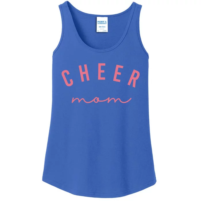 Cute Pink Cheer Mom Gift Ladies Essential Tank