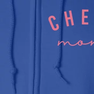 Cute Pink Cheer Mom Gift Full Zip Hoodie