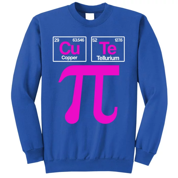 Cutie Pi Celebrate Pi Day March 14 Math And Science Lover Gift Tall Sweatshirt