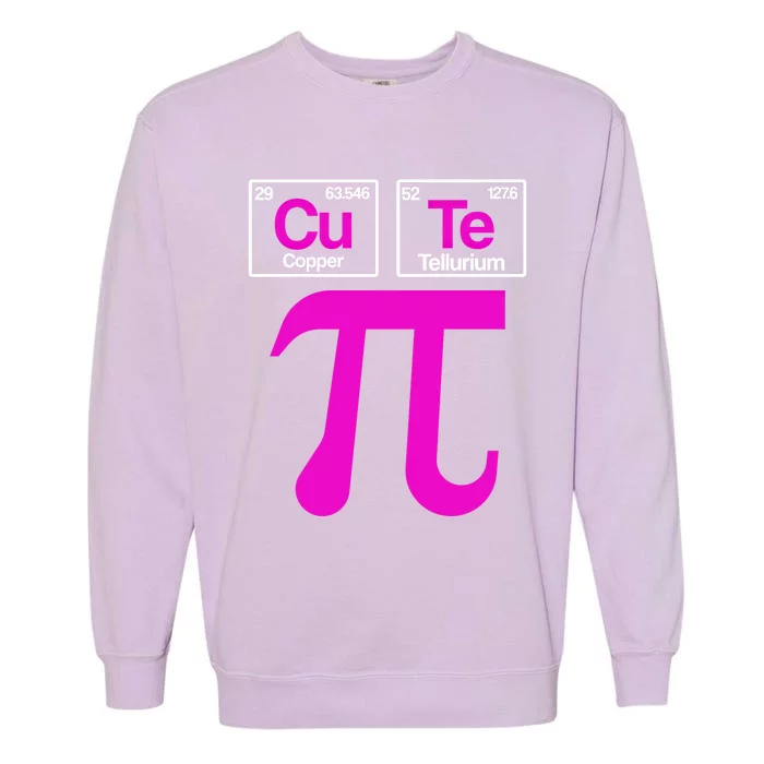 Cutie Pi Celebrate Pi Day March 14 Math And Science Lover Gift Garment-Dyed Sweatshirt