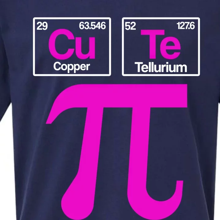 Cutie Pi Celebrate Pi Day March 14 Math And Science Lover Gift Sueded Cloud Jersey T-Shirt