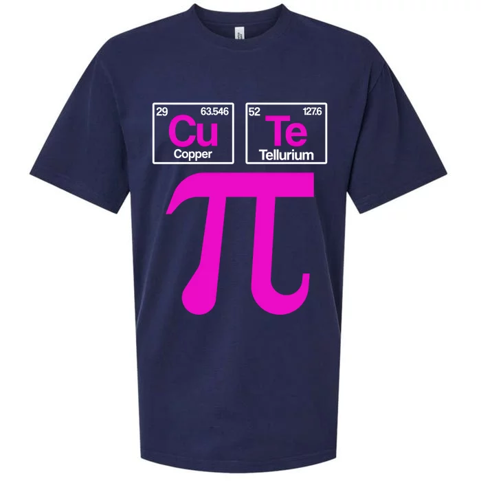 Cutie Pi Celebrate Pi Day March 14 Math And Science Lover Gift Sueded Cloud Jersey T-Shirt