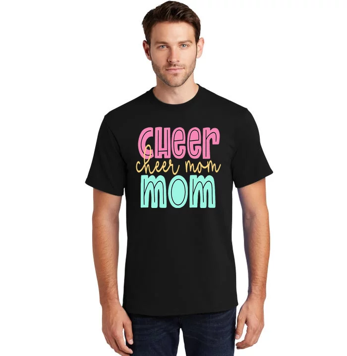 Cheerleader Proud Cheer Mom Pride Sports Supporter Tall T-Shirt