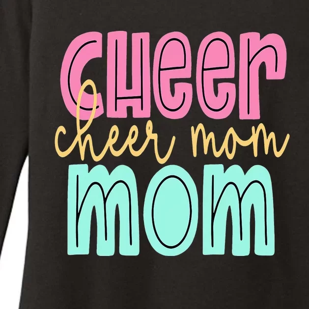 Cheerleader Proud Cheer Mom Pride Sports Supporter Womens CVC Long Sleeve Shirt