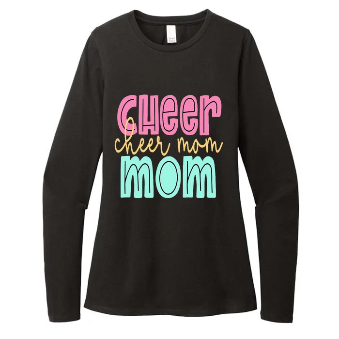 Cheerleader Proud Cheer Mom Pride Sports Supporter Womens CVC Long Sleeve Shirt