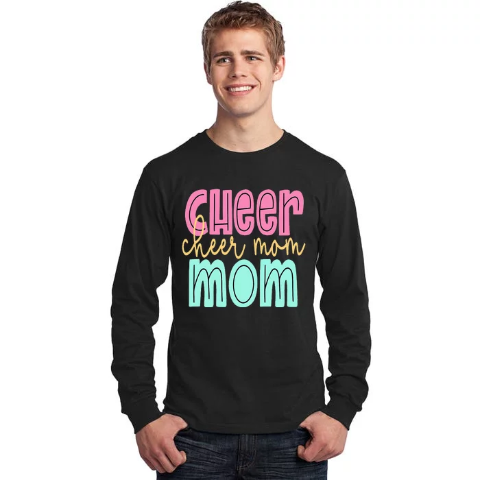 Cheerleader Proud Cheer Mom Pride Sports Supporter Tall Long Sleeve T-Shirt