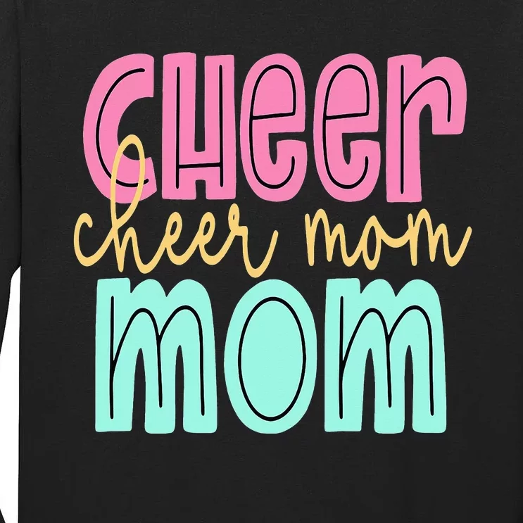 Cheerleader Proud Cheer Mom Pride Sports Supporter Tall Long Sleeve T-Shirt