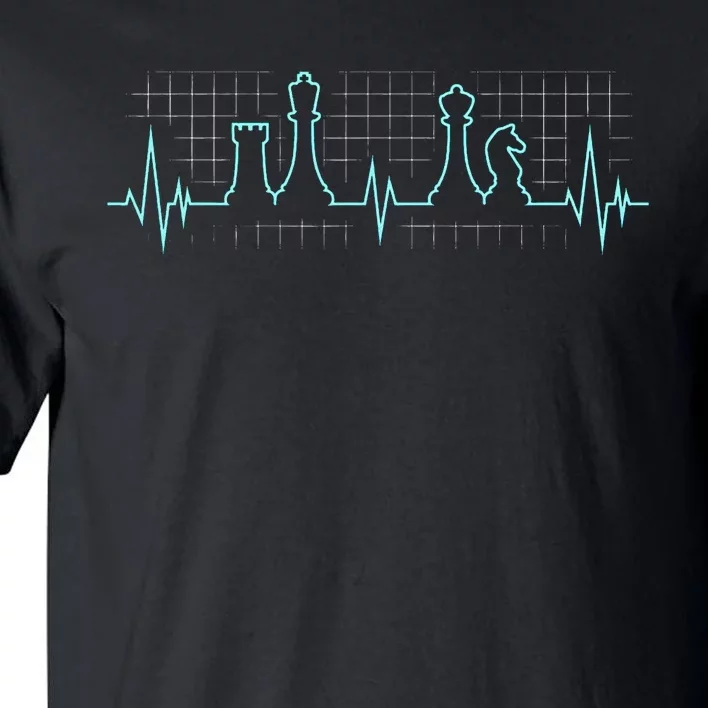 Chess Player Chess Club Chess Heartbeat Love Chess Chess Tall T-Shirt