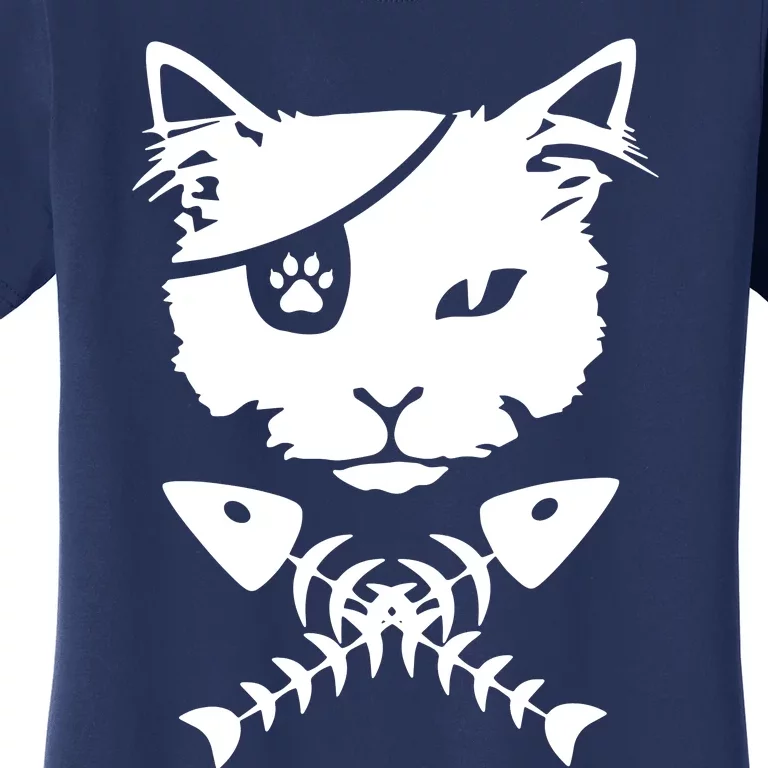 Cute Pirate Cat Women's T-Shirt