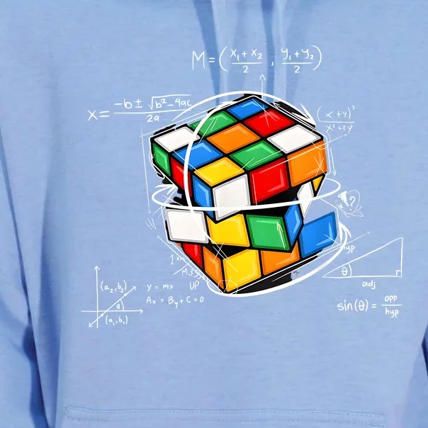 Competitive Puzzle Cube Math Lovers Funny Speed Cubing Unisex Surf Hoodie