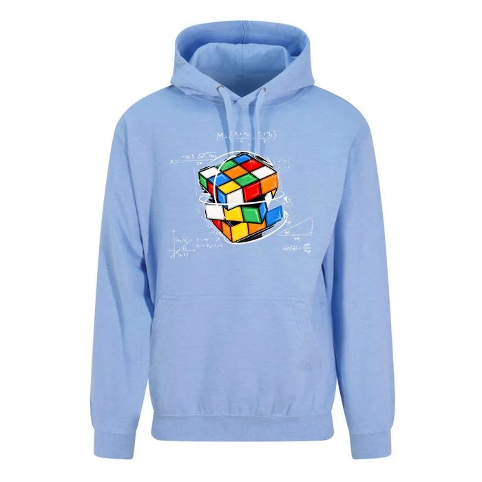 Competitive Puzzle Cube Math Lovers Funny Speed Cubing Unisex Surf Hoodie