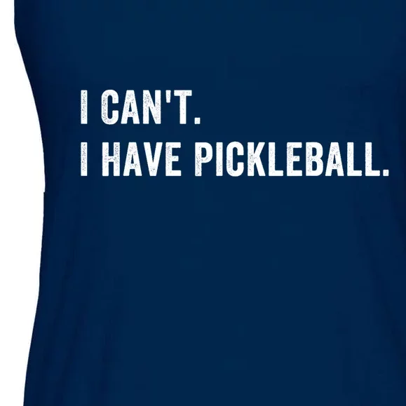 Cool Pickleball Coach With Saying I Cant I Have Pickleball Gift Ideas Ladies Essential Flowy Tank