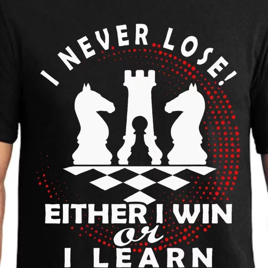 Chess Player Chess Board I Lost Never Pajama Set