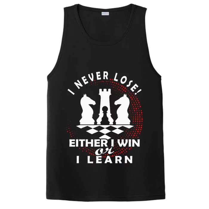 Chess Player Chess Board I Lost Never Performance Tank