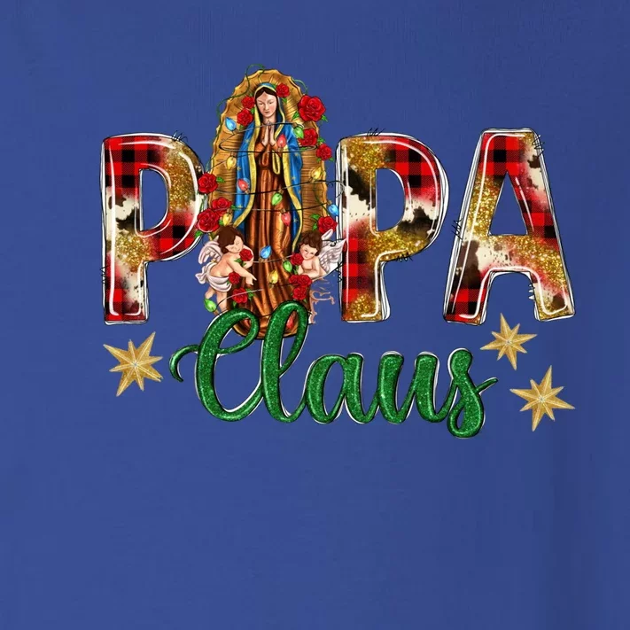 Christmas Papa Claus Our Lady Of Guadalupe Saint Virgin Mary Great Gift Toddler Long Sleeve Shirt