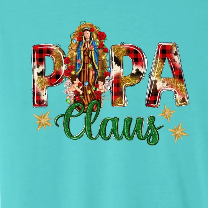 Christmas Papa Claus Our Lady Of Guadalupe Saint Virgin Mary Great Gift ChromaSoft Performance T-Shirt