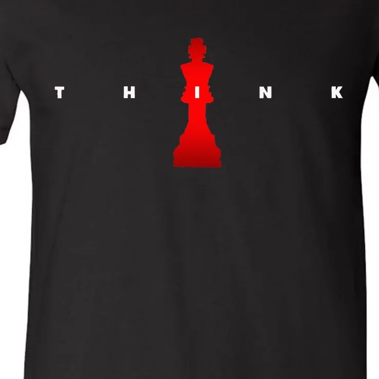 Chess Player V-Neck T-Shirt