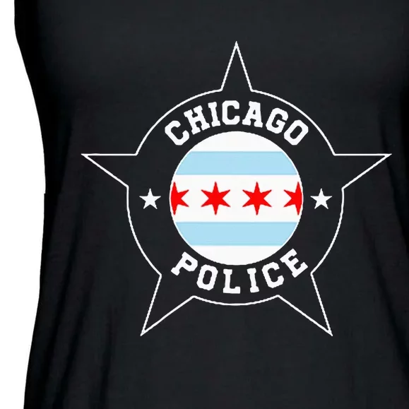 Chicago Police Cpd Ladies Essential Flowy Tank