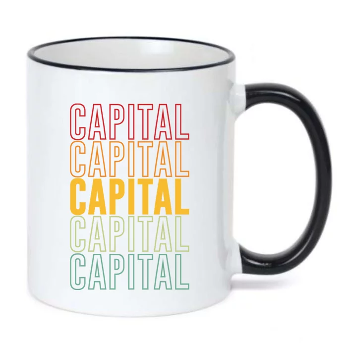 Capital Pride Capital Great Gift Black Color Changing Mug