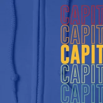 Capital Pride Capital Great Gift Full Zip Hoodie