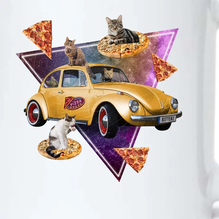 Cat Pizza Car Galaxy Black Color Changing Mug