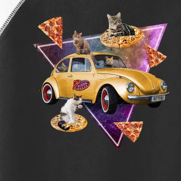 Cat Pizza Car Galaxy Toddler Fine Jersey T-Shirt