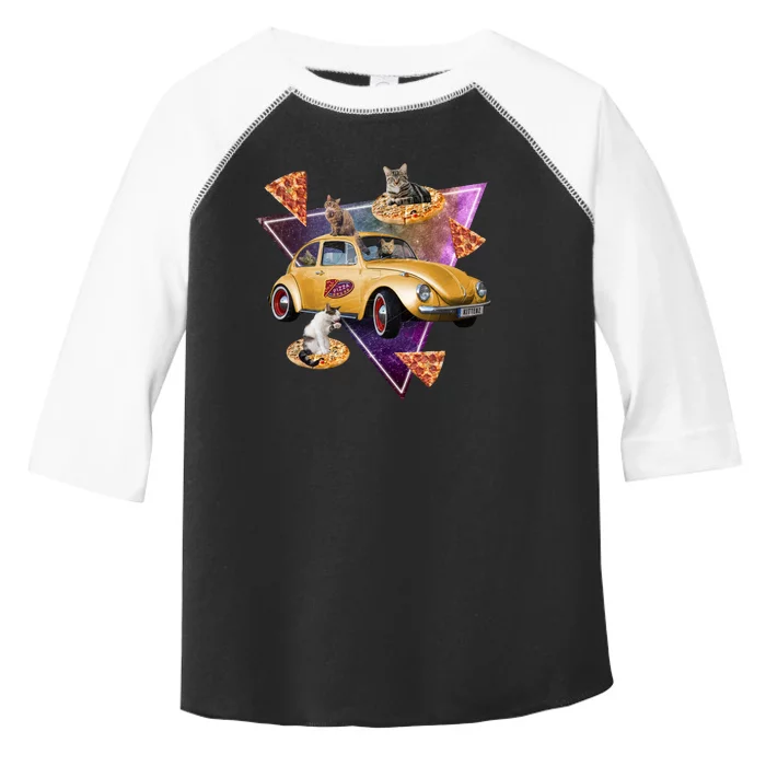 Cat Pizza Car Galaxy Toddler Fine Jersey T-Shirt