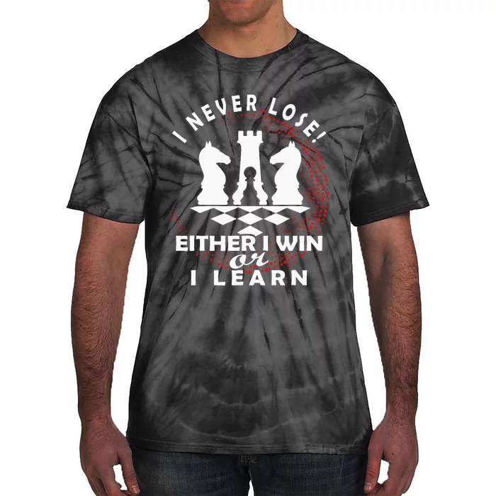 Chess Player Chess Board I Lost Never Tie-Dye T-Shirt