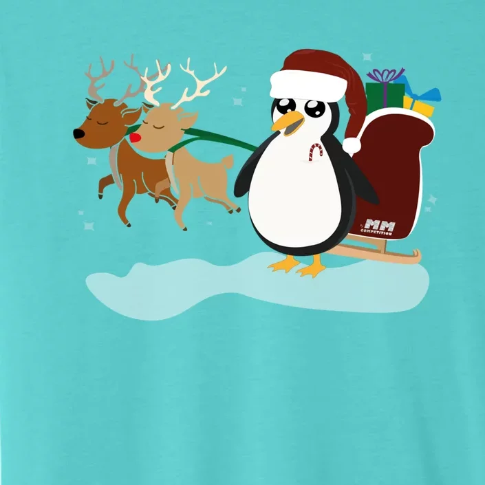 Christmas Penguin Christmas Funny Gift ChromaSoft Performance T-Shirt