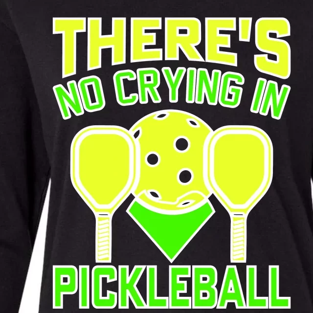 Cool Pickleball Womens Cotton Relaxed Long Sleeve T-Shirt