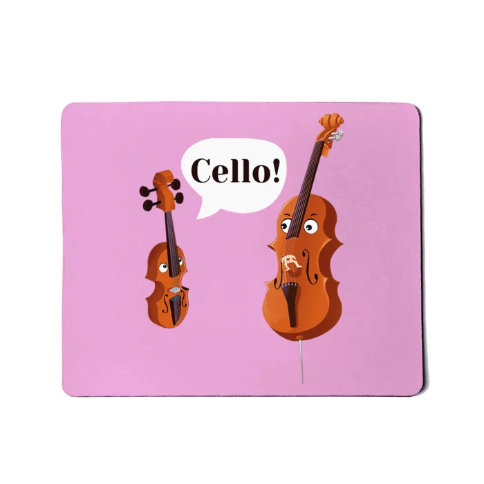 Cello Player Cellist Orchestra Musician Classical Music Mousepad