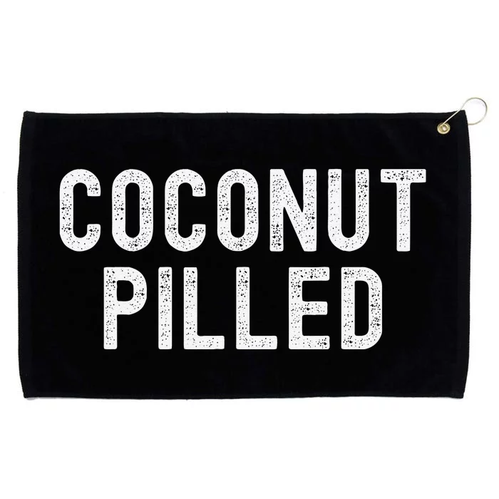 Coconut Pilled Grommeted Golf Towel