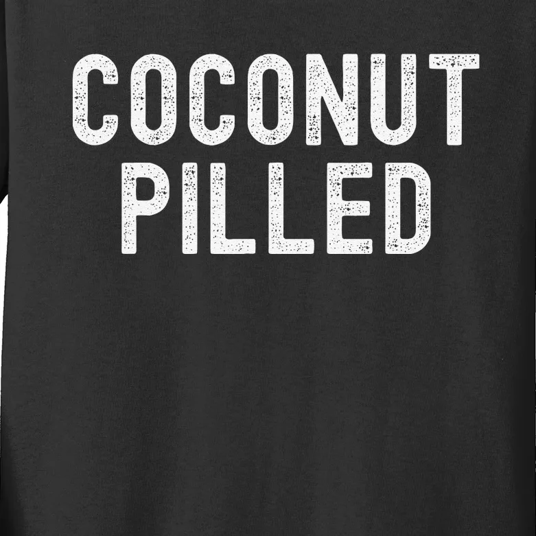 Coconut Pilled Kids Long Sleeve Shirt