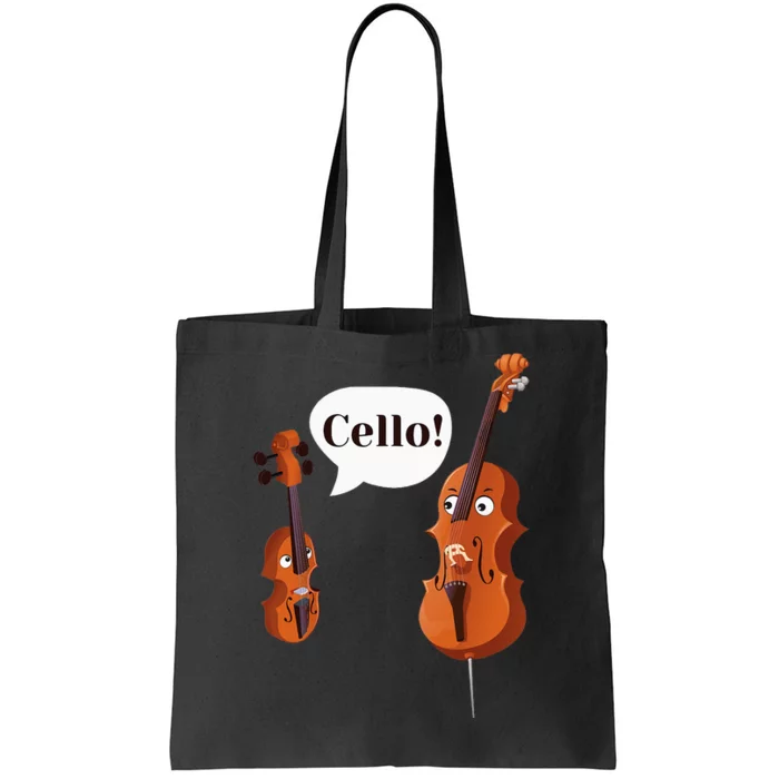 Cello Player Cellist Orchestra Musician Classical Music Tote Bag