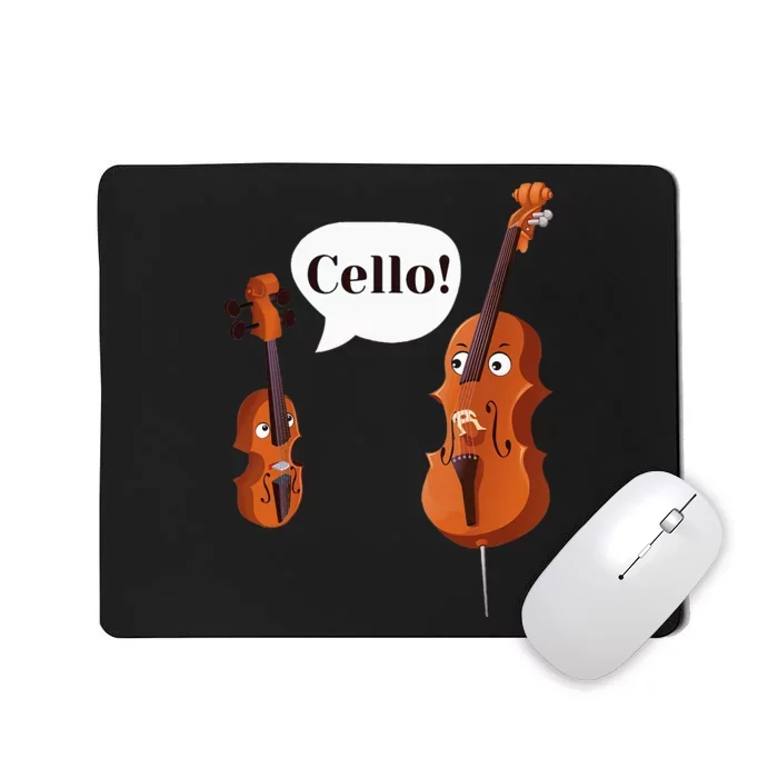 Cello Player Cellist Orchestra Musician Classical Music Mousepad