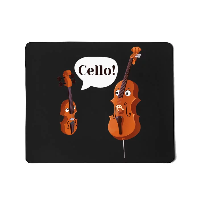 Cello Player Cellist Orchestra Musician Classical Music Mousepad