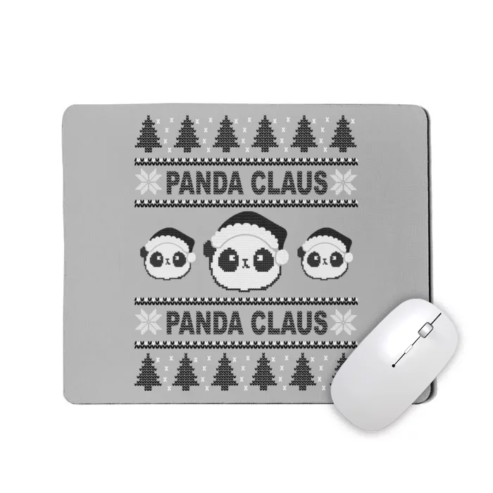 Cute Panda Claus Panda Christmas Gift Mousepad